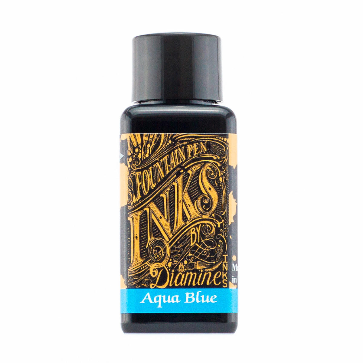 Diamine Fountain Pen Ink 30ml Aqua Blue