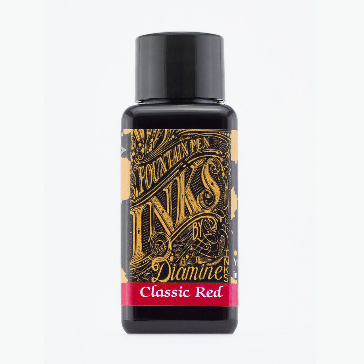 Diamine Fountain Pen Ink 30ml Classic Red