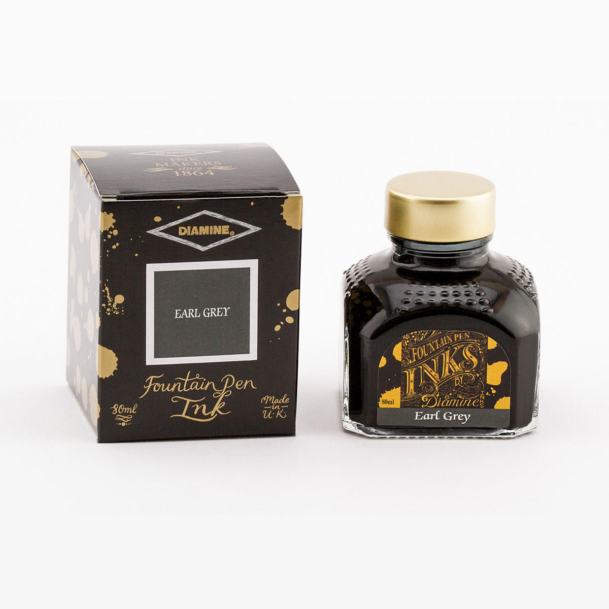 Diamine Fountain Pen Ink 80ml Earl Grey