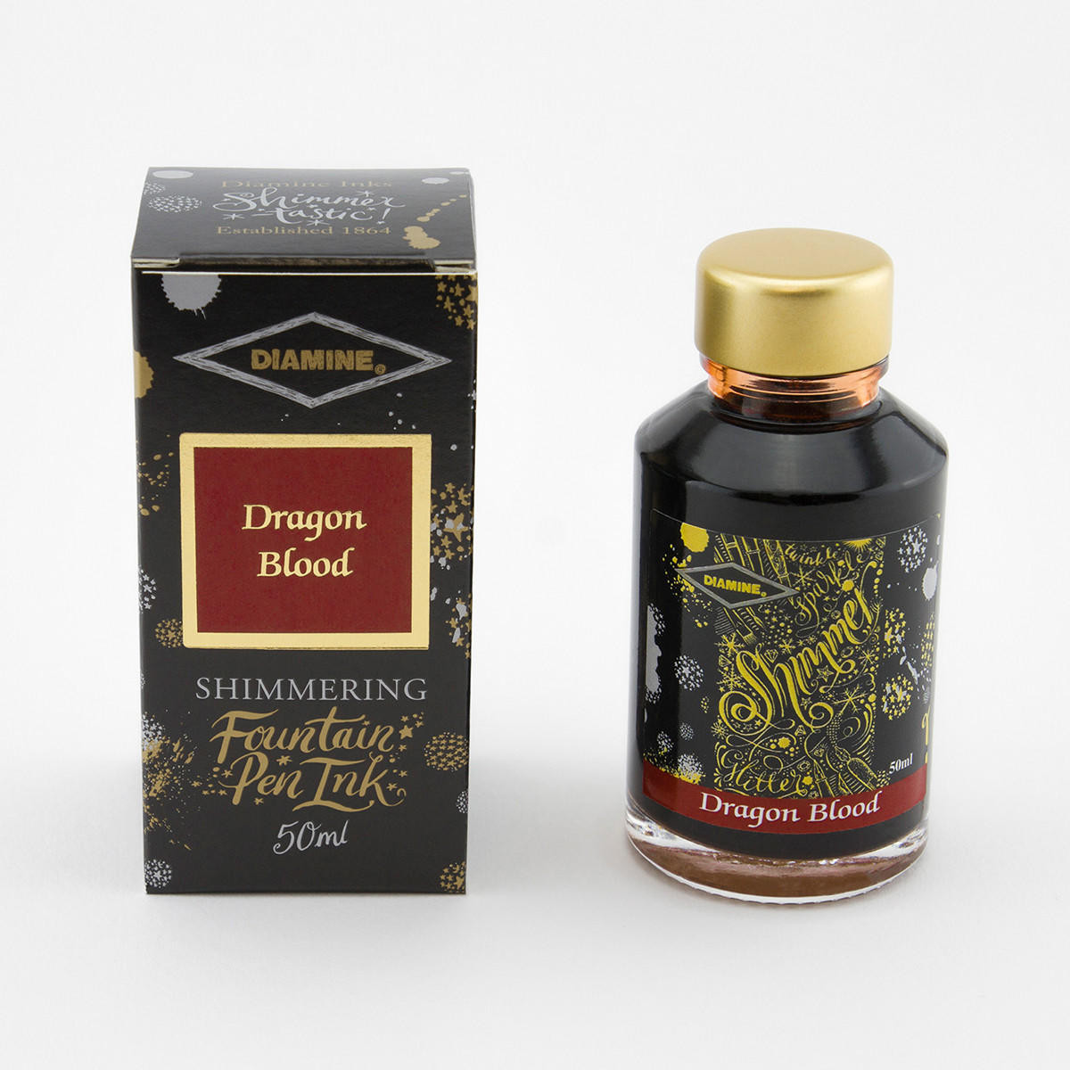 Diamine Shimmer Ink 50ml Dragon Blood