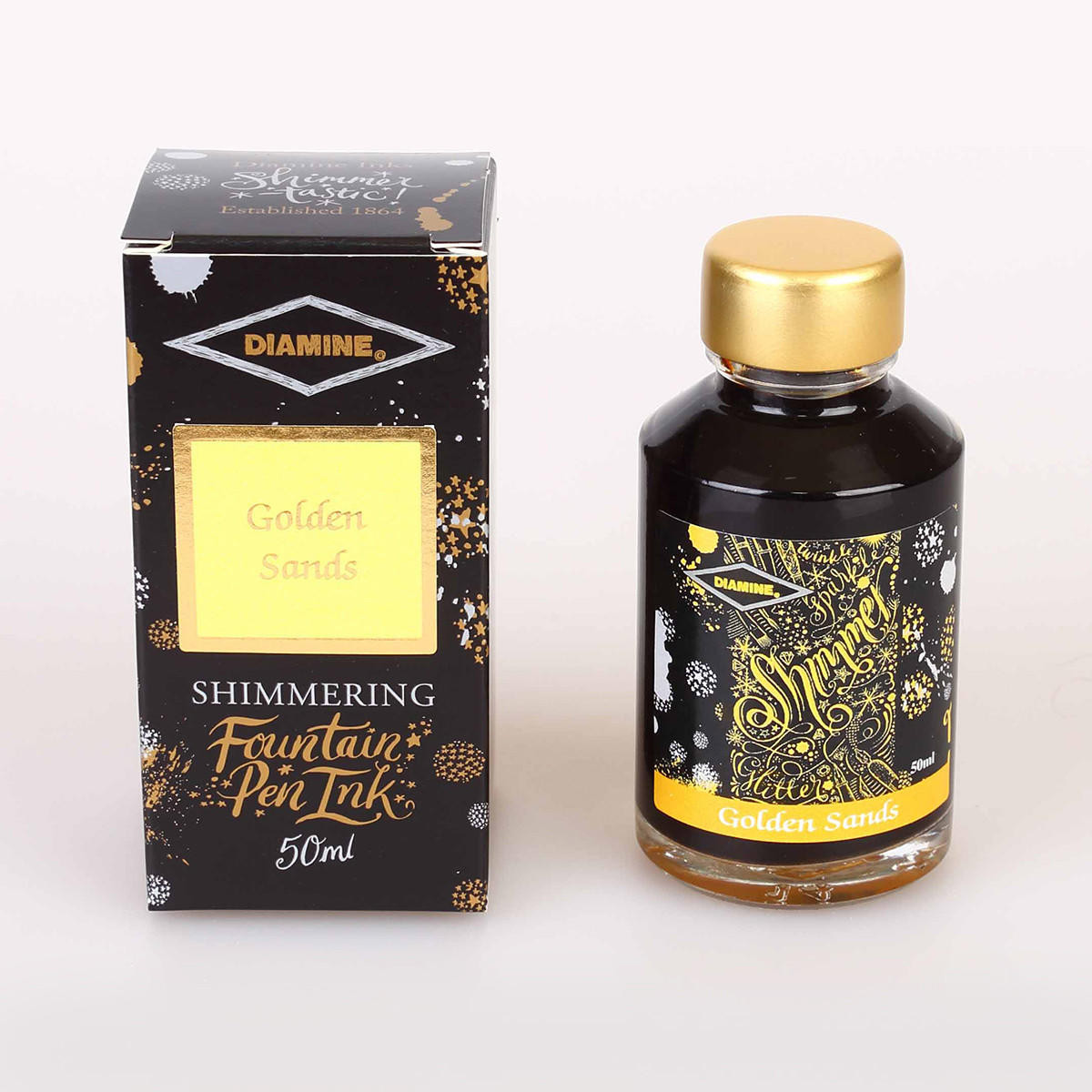 Diamine Shimmer Ink 50ml Golden Sands