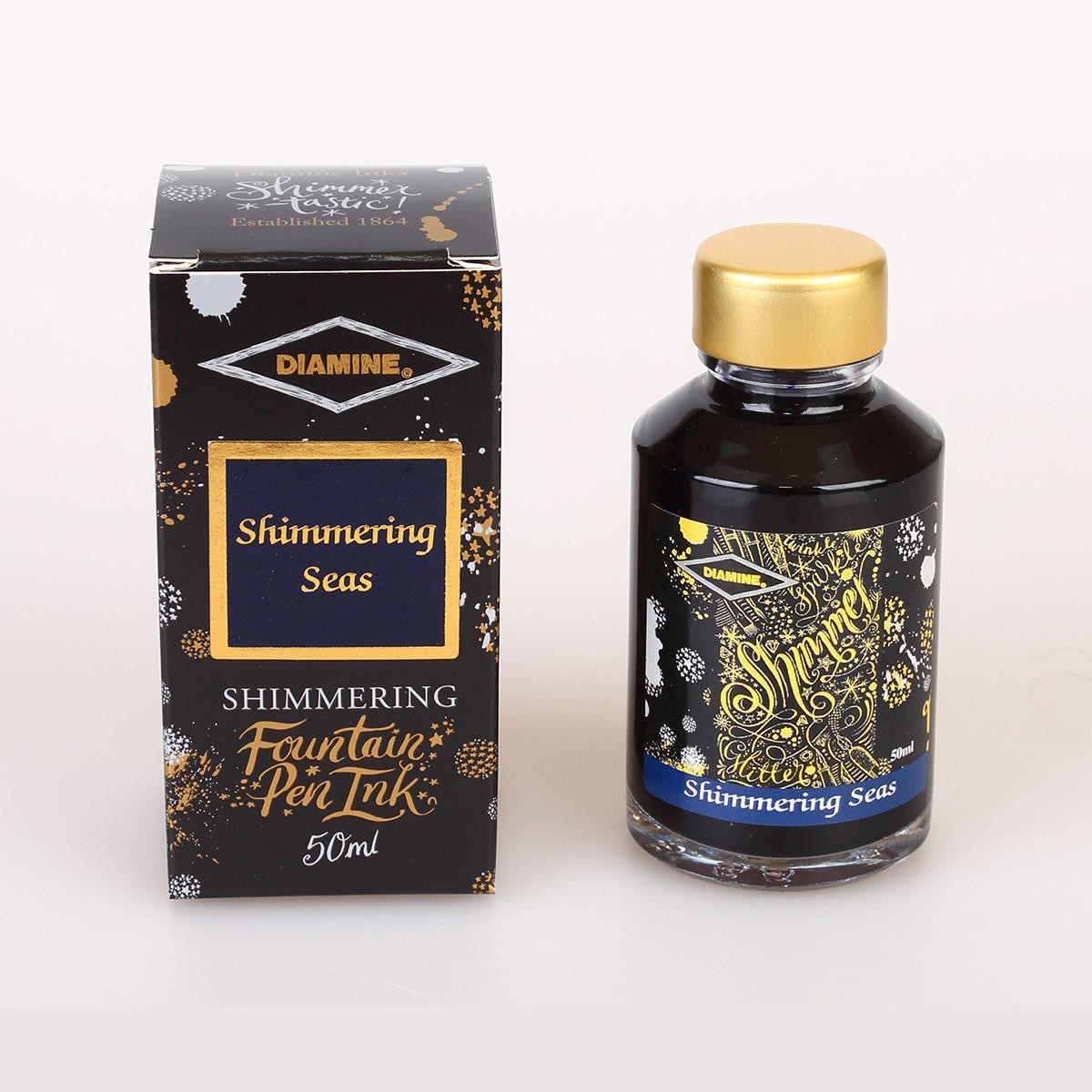 Diamine Shimmer Ink 50ml Shimmering Seas