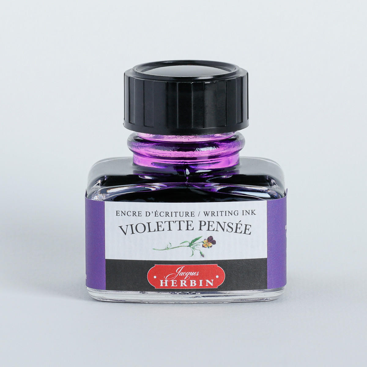 Herbin ’D’ Writing and Drawing Ink 30ml Violette Pensee