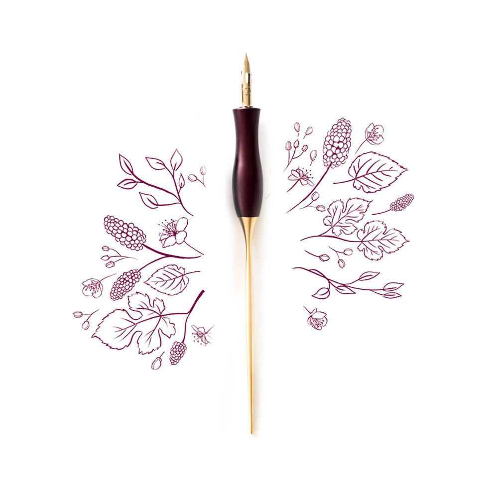 Tom’s Studio Bloom Calligraphy Pen Straight Mulberry