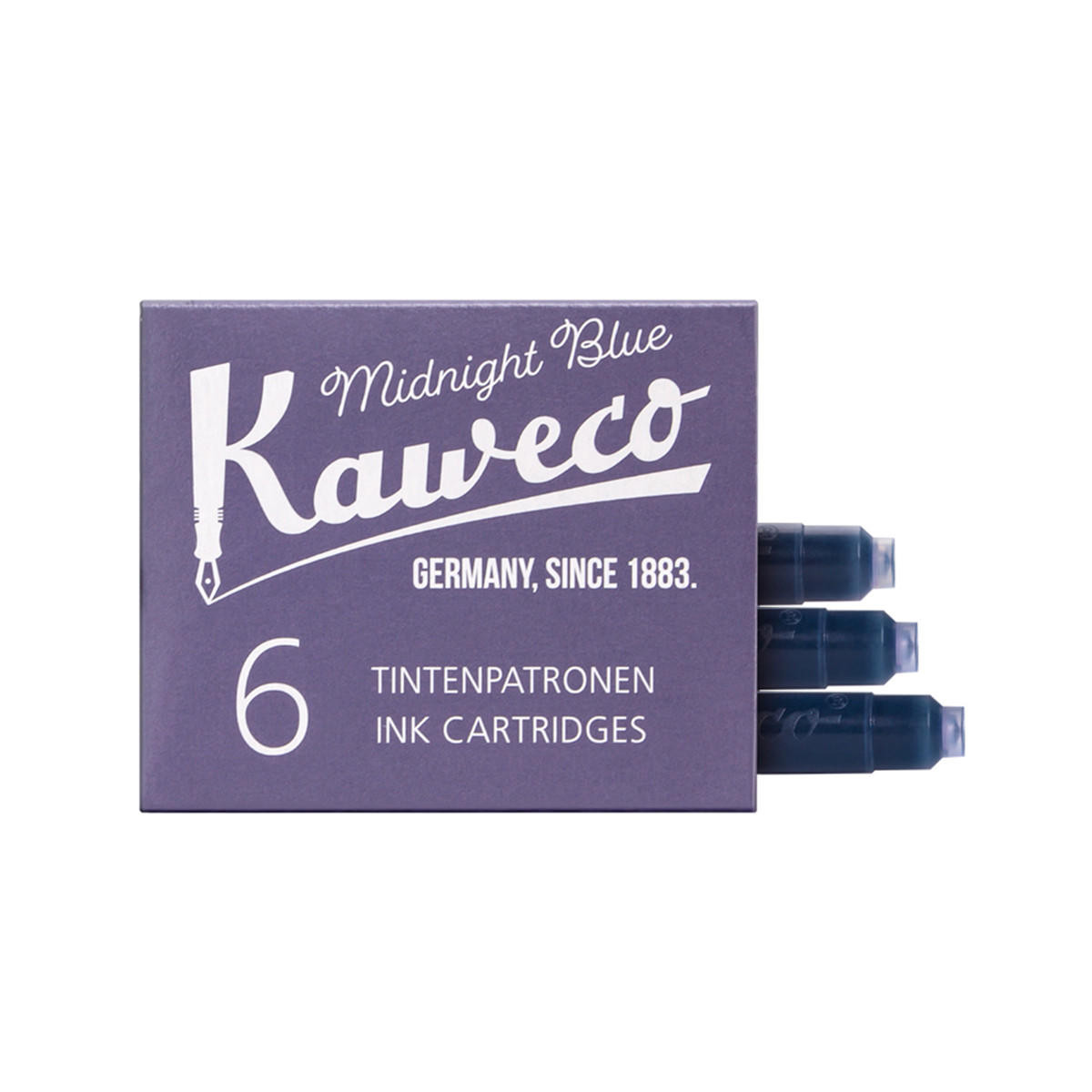 Kaweco Ink Cartridges Midnight Blue Pack of 6