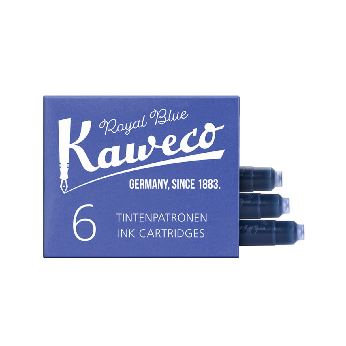 Kaweco Ink Cartridges Royal Blue Pack of 6