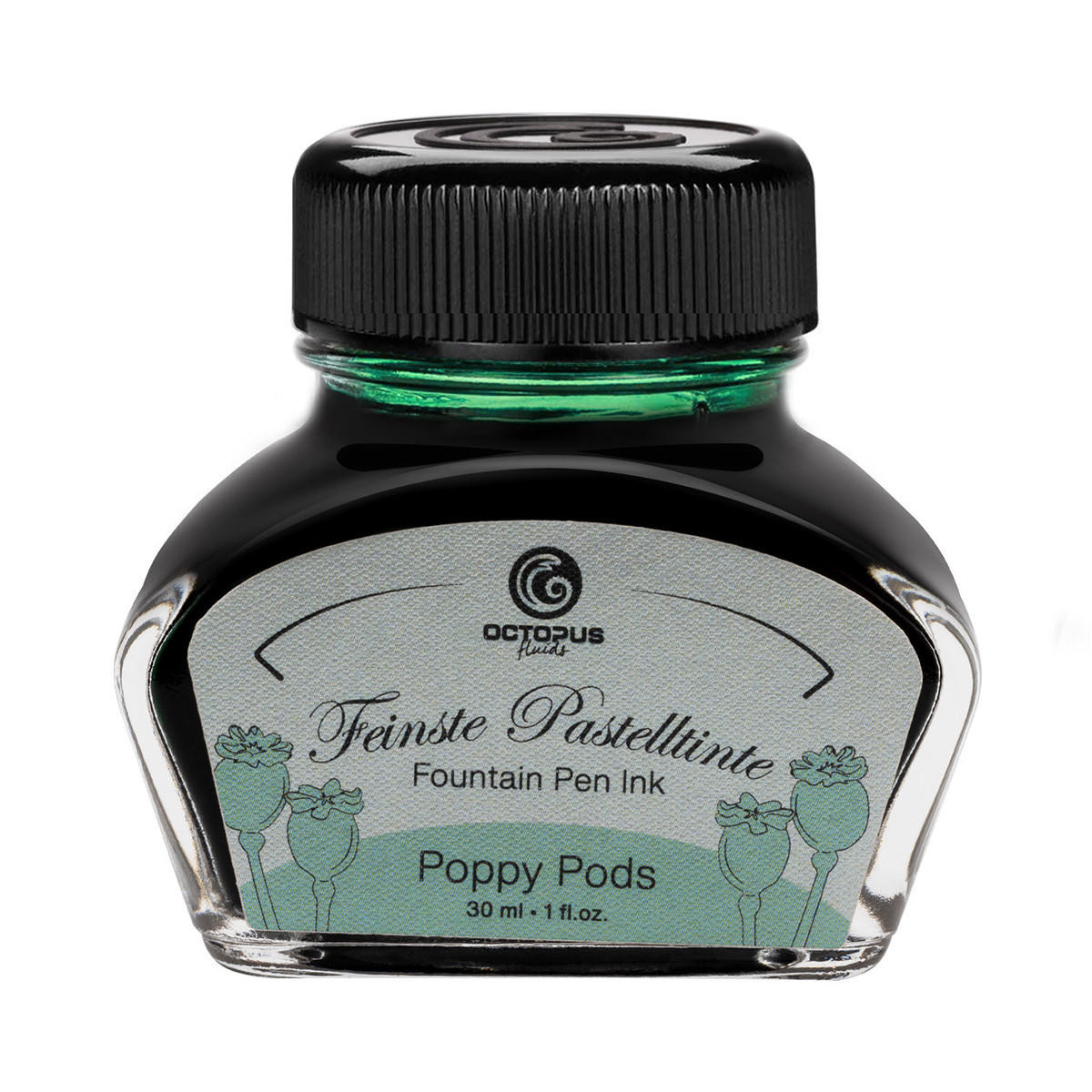 Octopus Fluids Fountain Pen Ink 30ml Poppy Pods