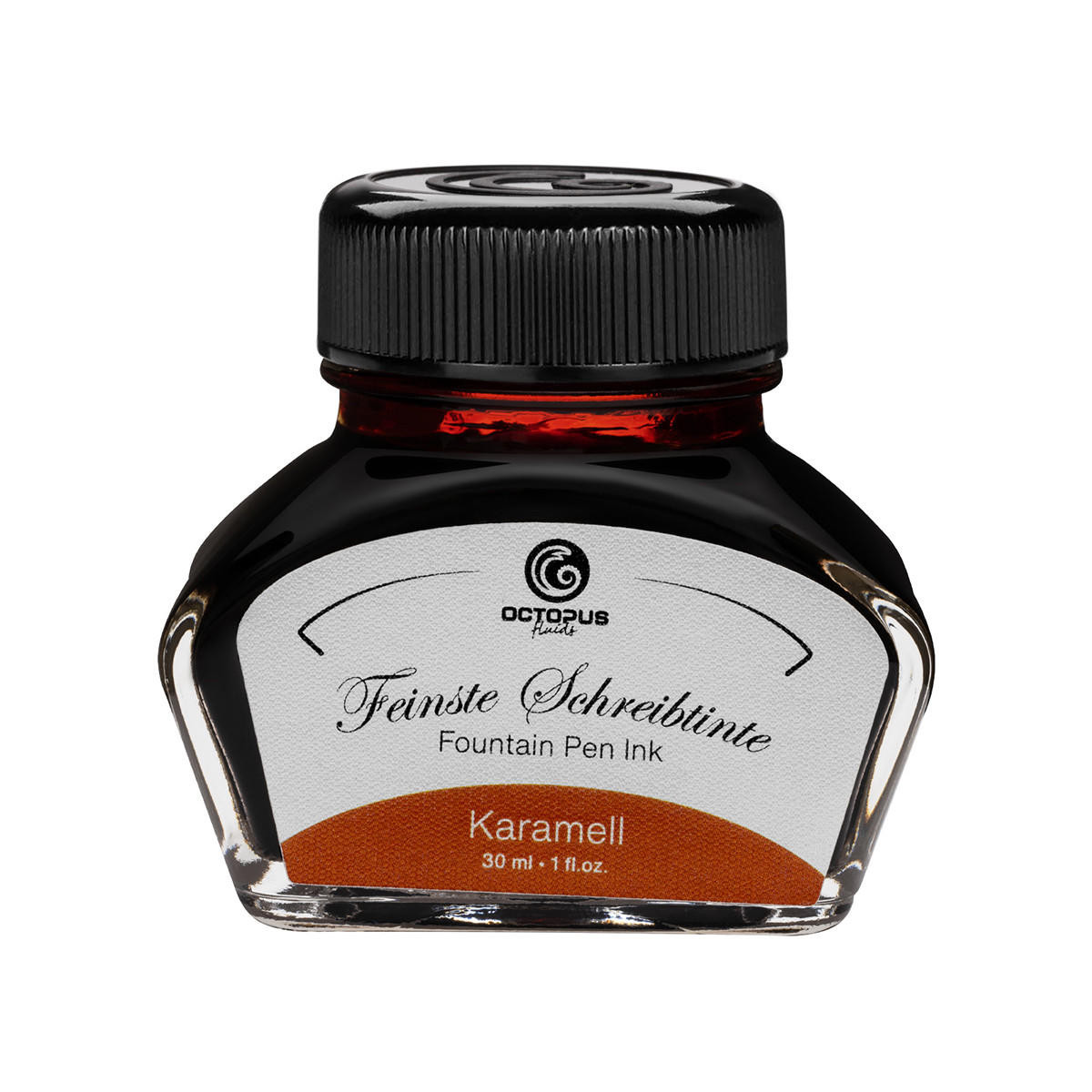 Octopus Fluids Fountain Pen Ink 30ml Karamell Brown