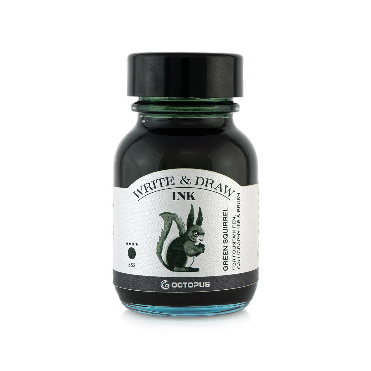 Octopus Fluids Write and Draw Ink 50ml 553 Green Squirrel