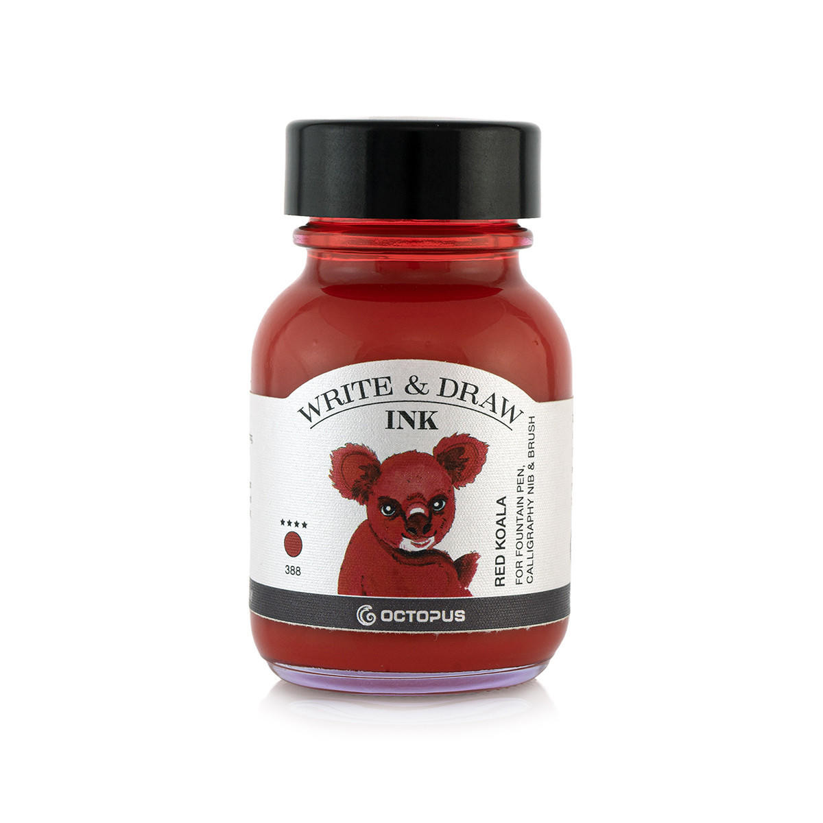 Octopus Fluids Write and Draw Ink 50ml 388 Red Koala