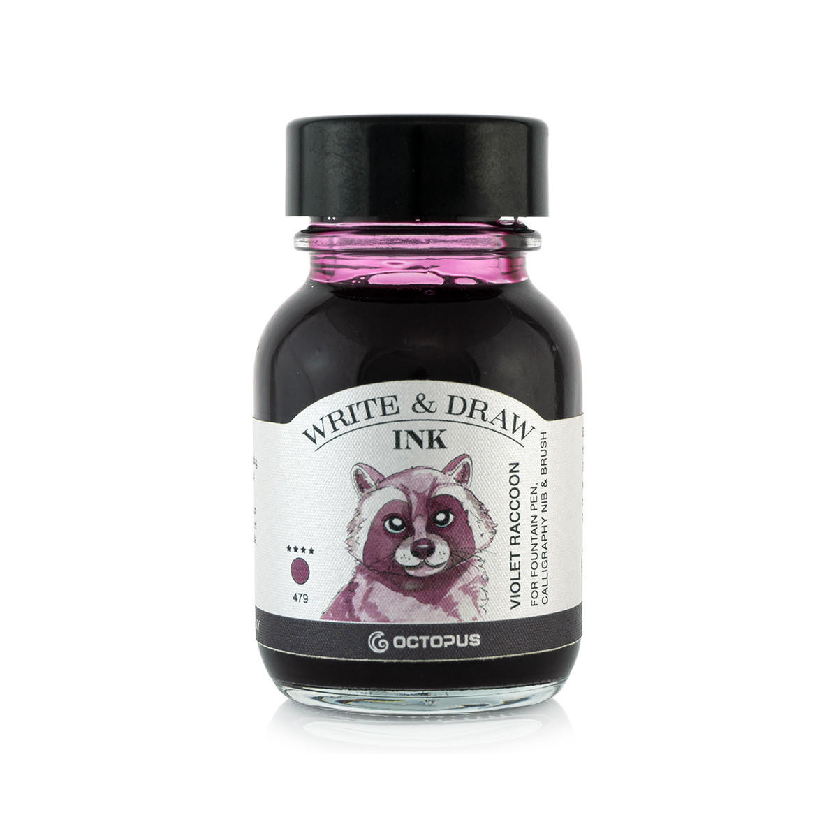 Octopus Fluids Write and Draw Ink 50ml 479 Violet Raccoon