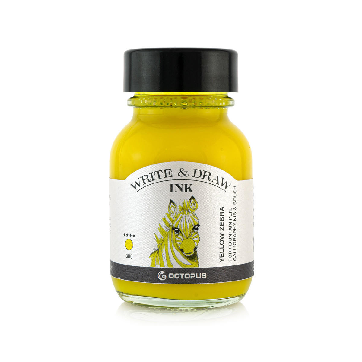 Octopus Fluids Write and Draw Ink 50ml 380 Yellow Zebra