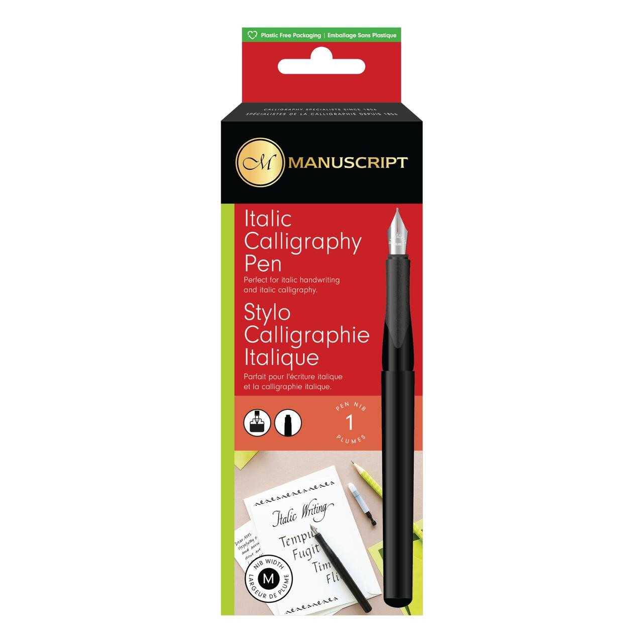 Manuscript Italic Calligraphy Pen Medium Set