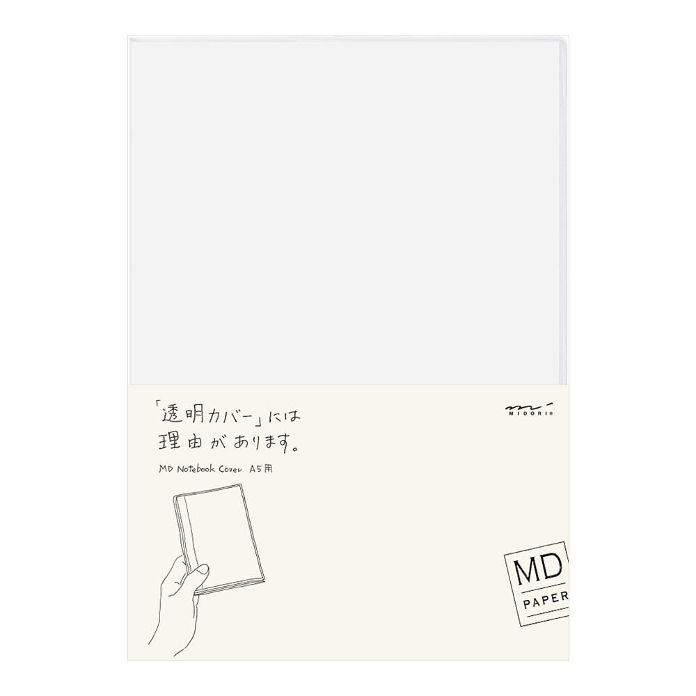 Midori MD Clear Cover for MD Notebook A5