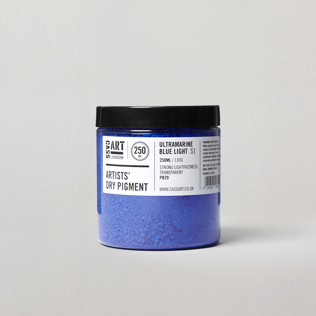 Cass Art Artists’ Dry Pigment 130g / 250ml Ultramarine Blue Light