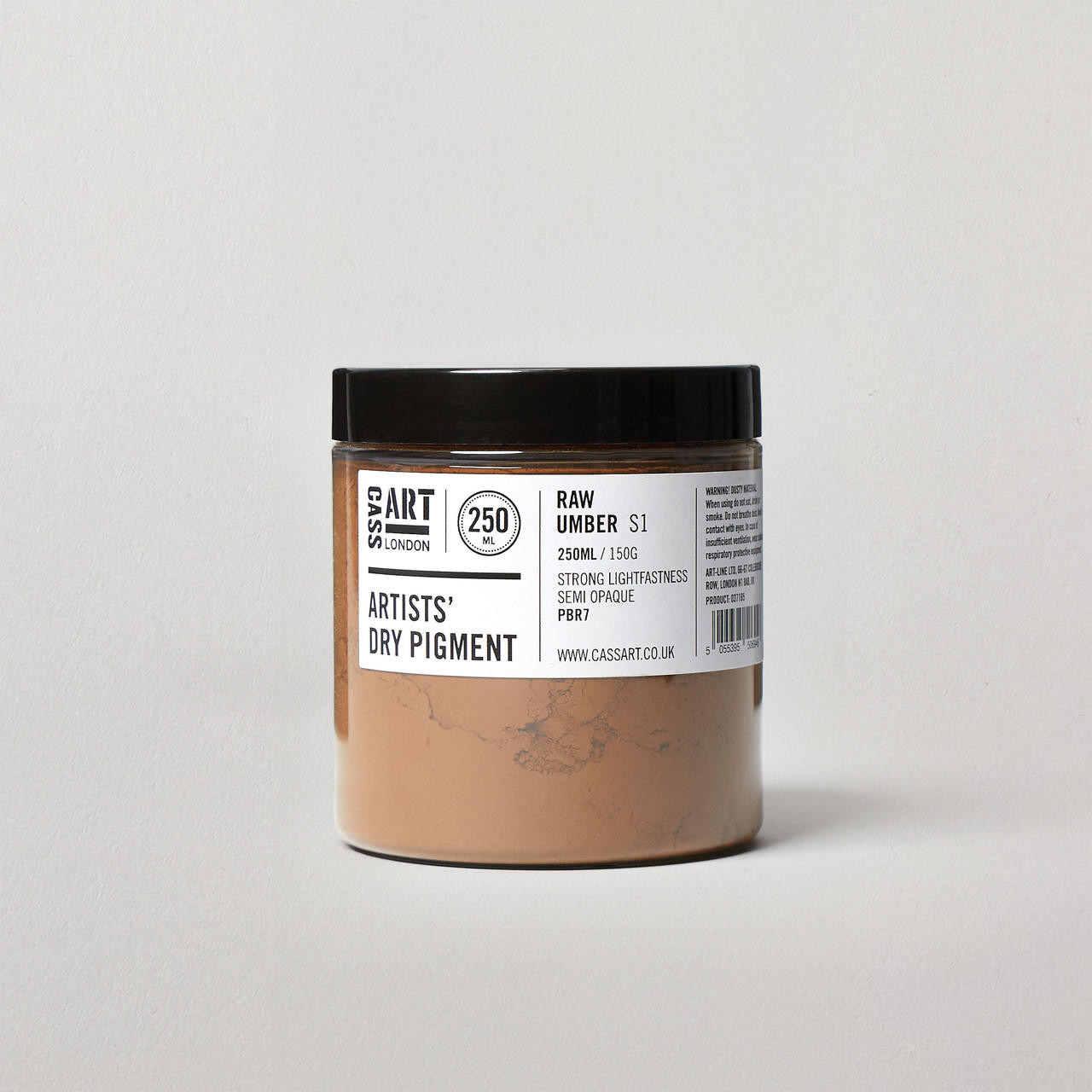 Cass Art Artists’ Dry Pigment 150g / 250ml Raw Umber
