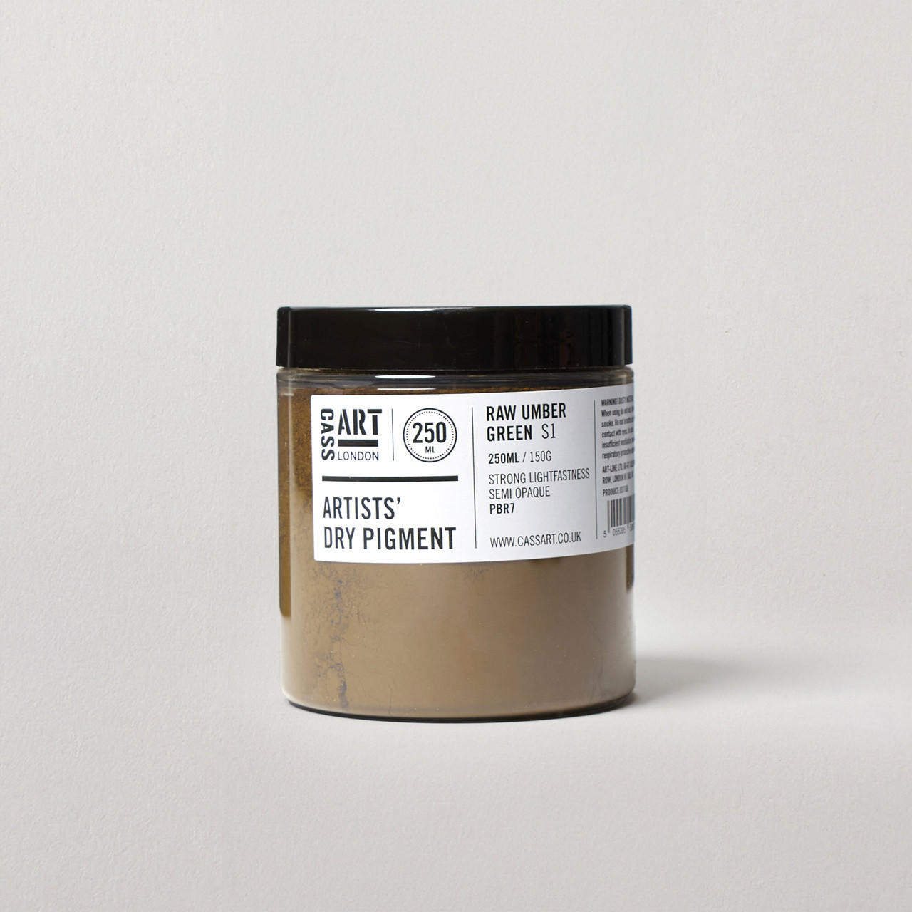 Cass Art Artists’ Dry Pigment 150g / 250ml Raw Umber Green