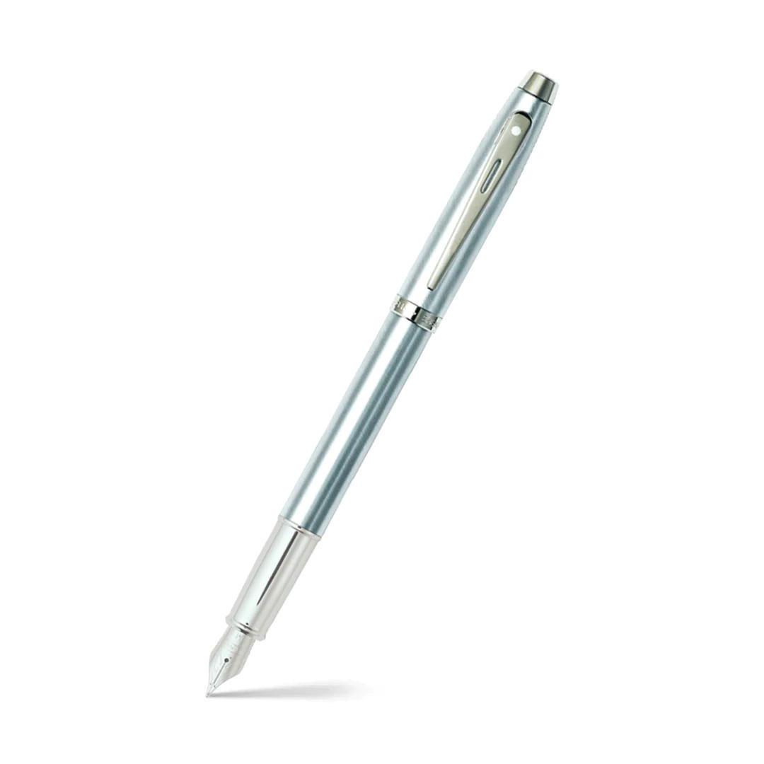 Sheaffer 100 E9306 Fountain Pen Medium Chrome