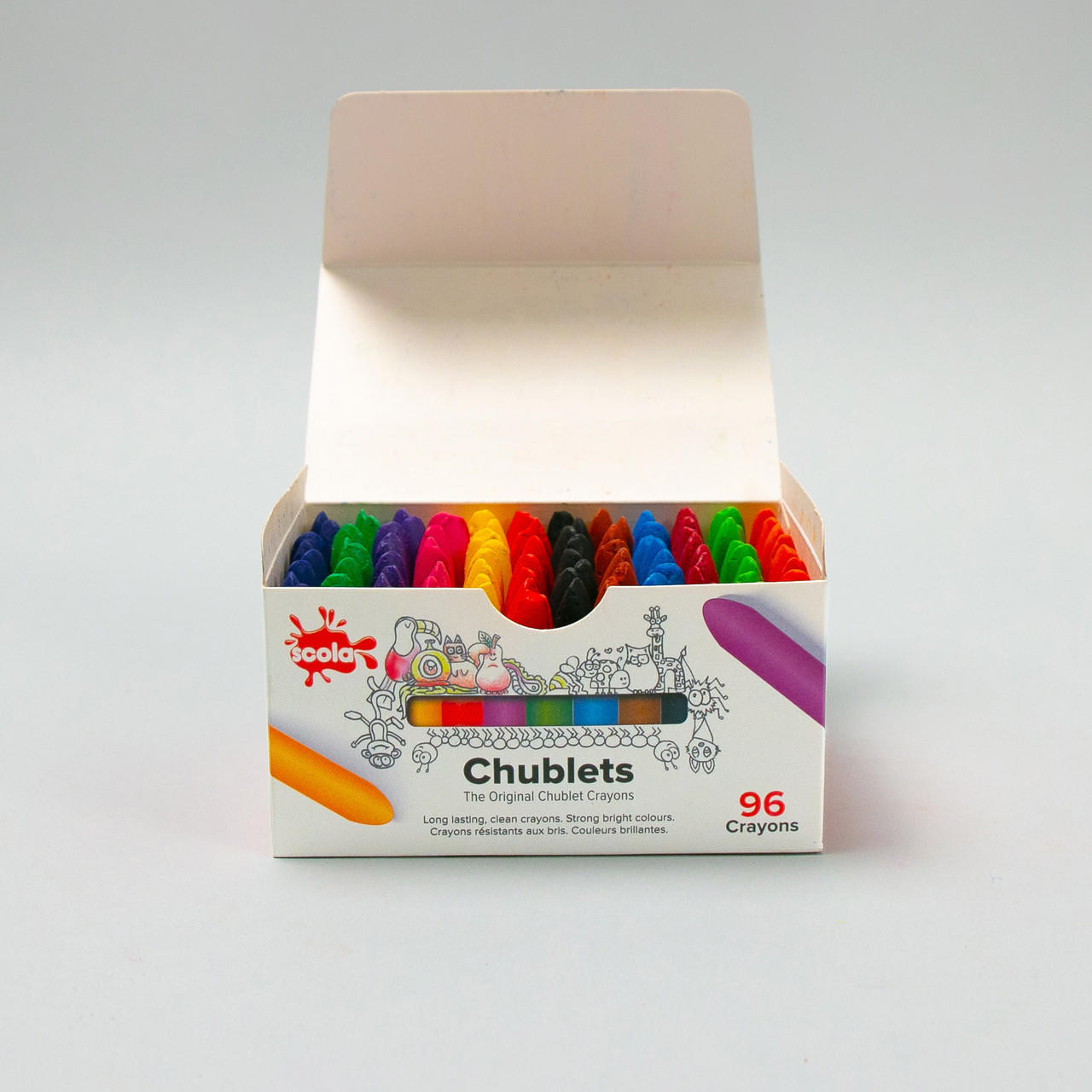 Scola Crayons Assorted Colours Set of 96
