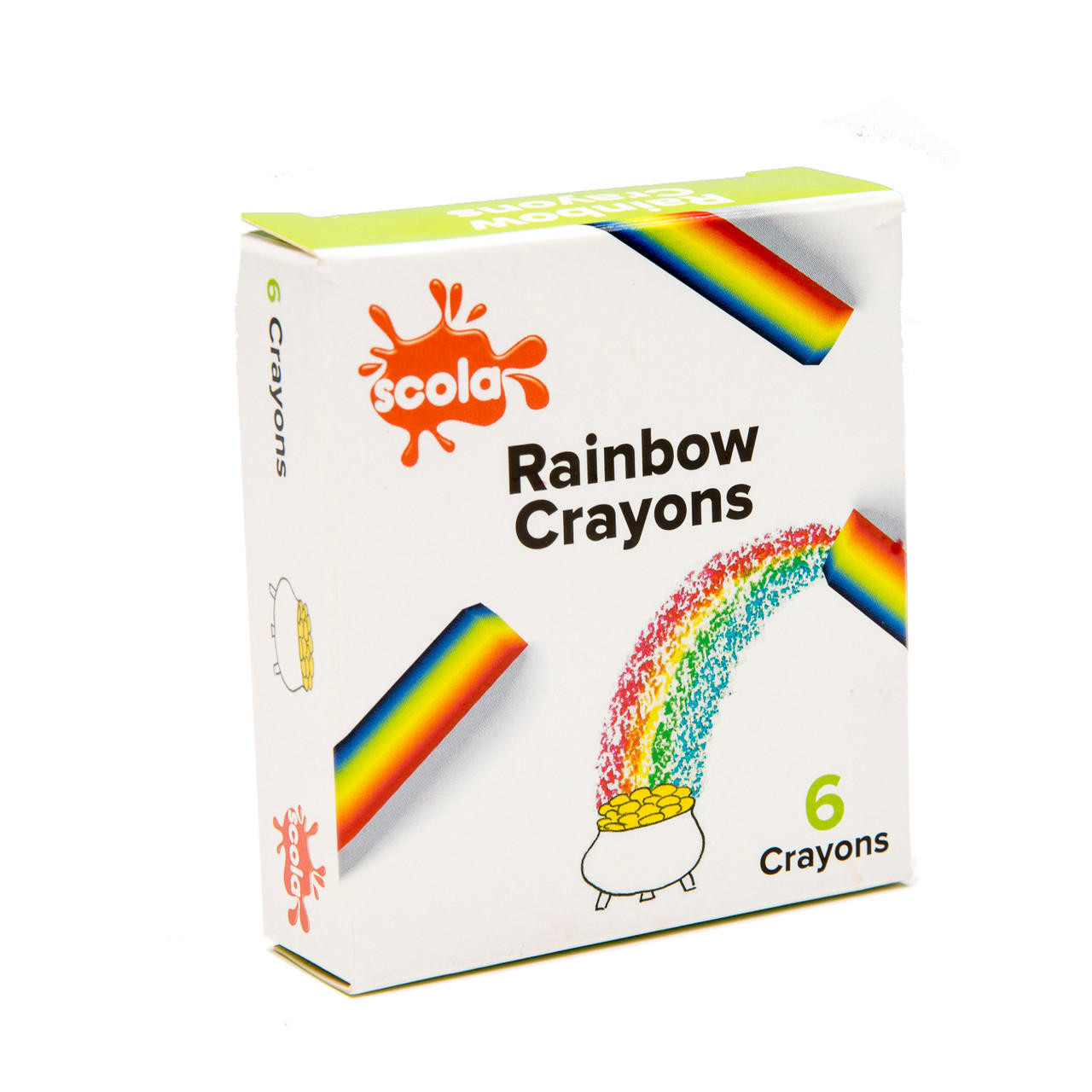 Scola Rainbow Crayons Set of 6