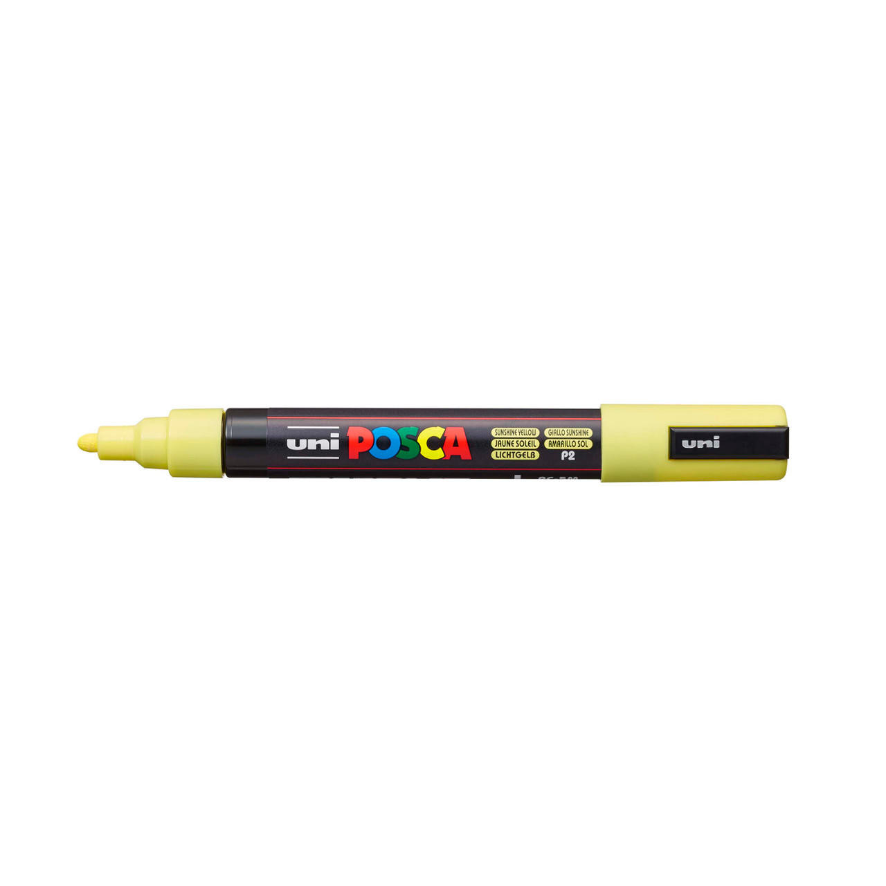 Posca Paint Pen Waterbased Marker 2.5mm Sunshine Yellow PC-5M