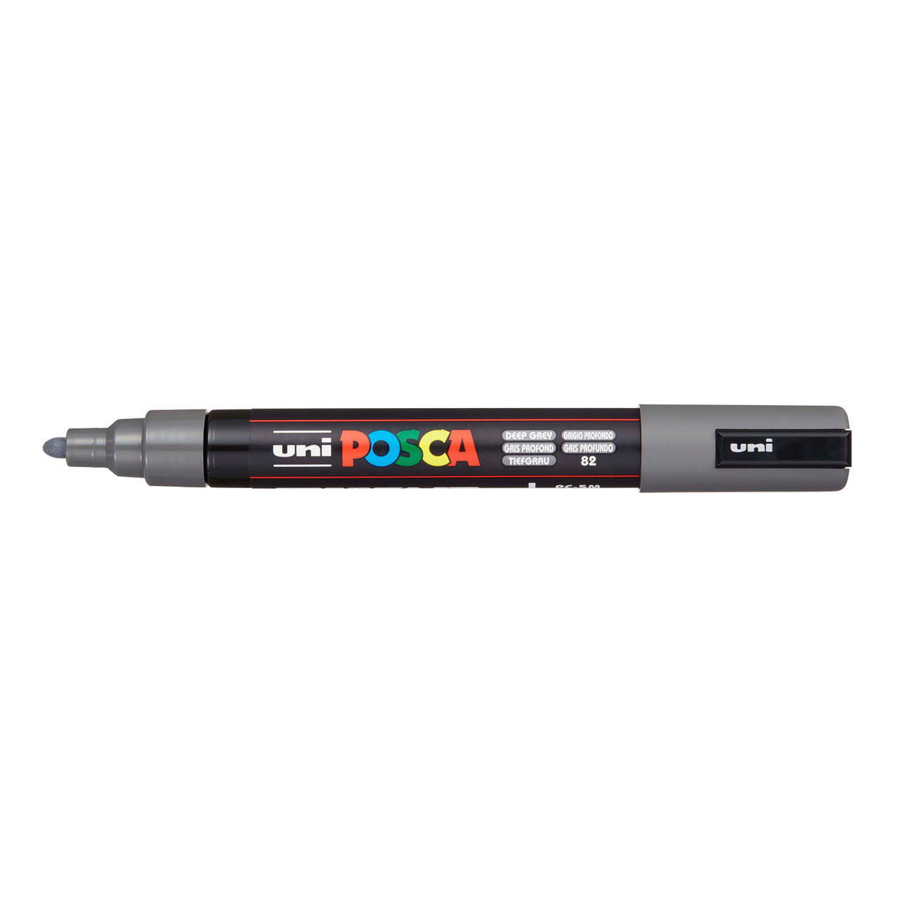 Posca Paint Pen Waterbased Marker 2.5mm Deep Grey PC-5M
