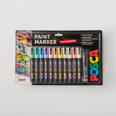 POSCA Paint Marker Sets, 8-Color PC-5M Earth Tone Set – Souligné HN