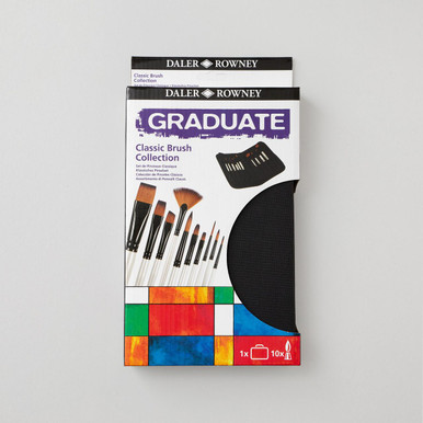 Trousse de 10 pinceaux Graduate Artist's Brush Collection de Daler Rowney Trousse de 10 pinceaux Graduate Artist's Brush Collection de Daler Rowney