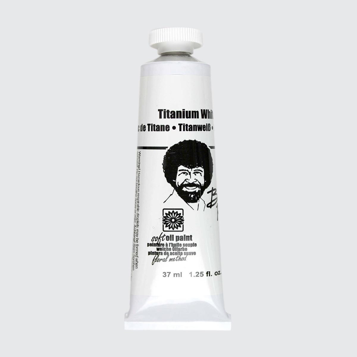 Bob Ross Floral Soft Oil Paints 37ml Titanium White