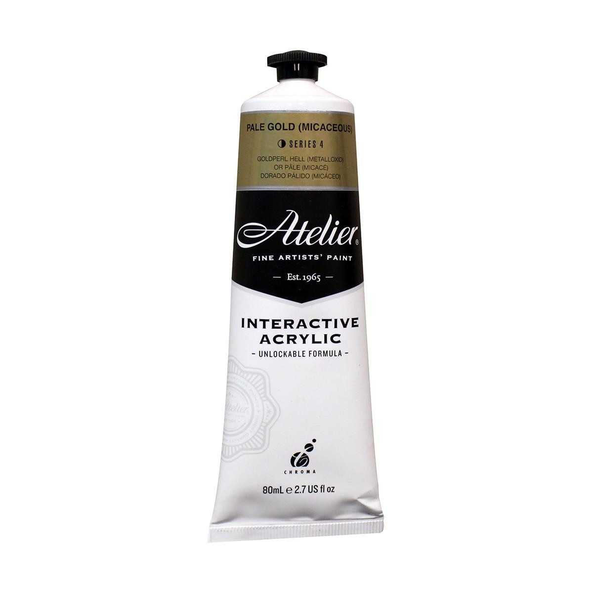 Atelier Interactive Artists’ Acrylic 80ml Pale Gold Atelier Interactive Artists’ Acrylic 80ml Pale Gold