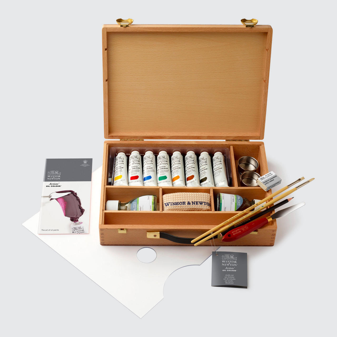 Winsor & Newton Artists’ Oil Colour Wooden Travel Box
