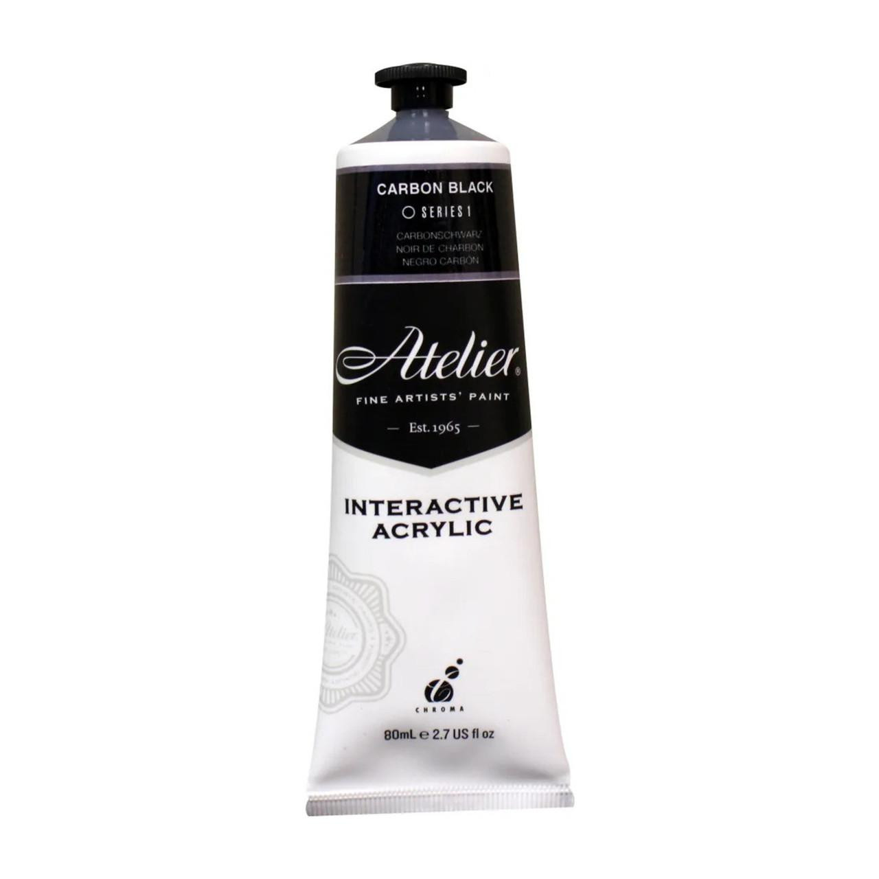 Atelier Interactive Artists’ Acrylic 250ml Carbon Black Atelier Interactive Artists’ Acrylic 250ml Carbon Black