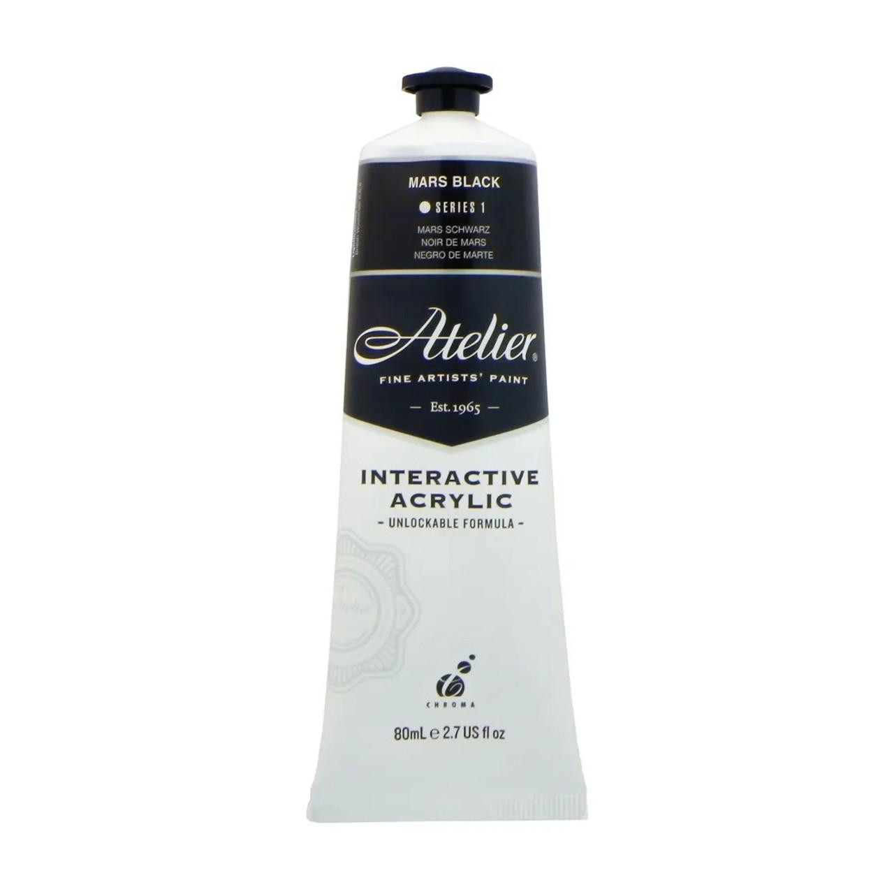 Atelier Interactive Artists&rsquo; Acrylic 250ml Mars Black
