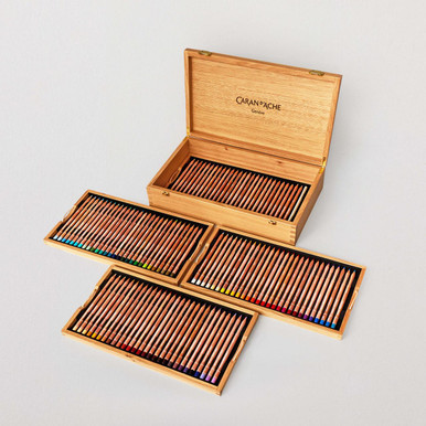 Caran D'ache Luminance 6901 Wooden Box Set of 112 | Cass Art