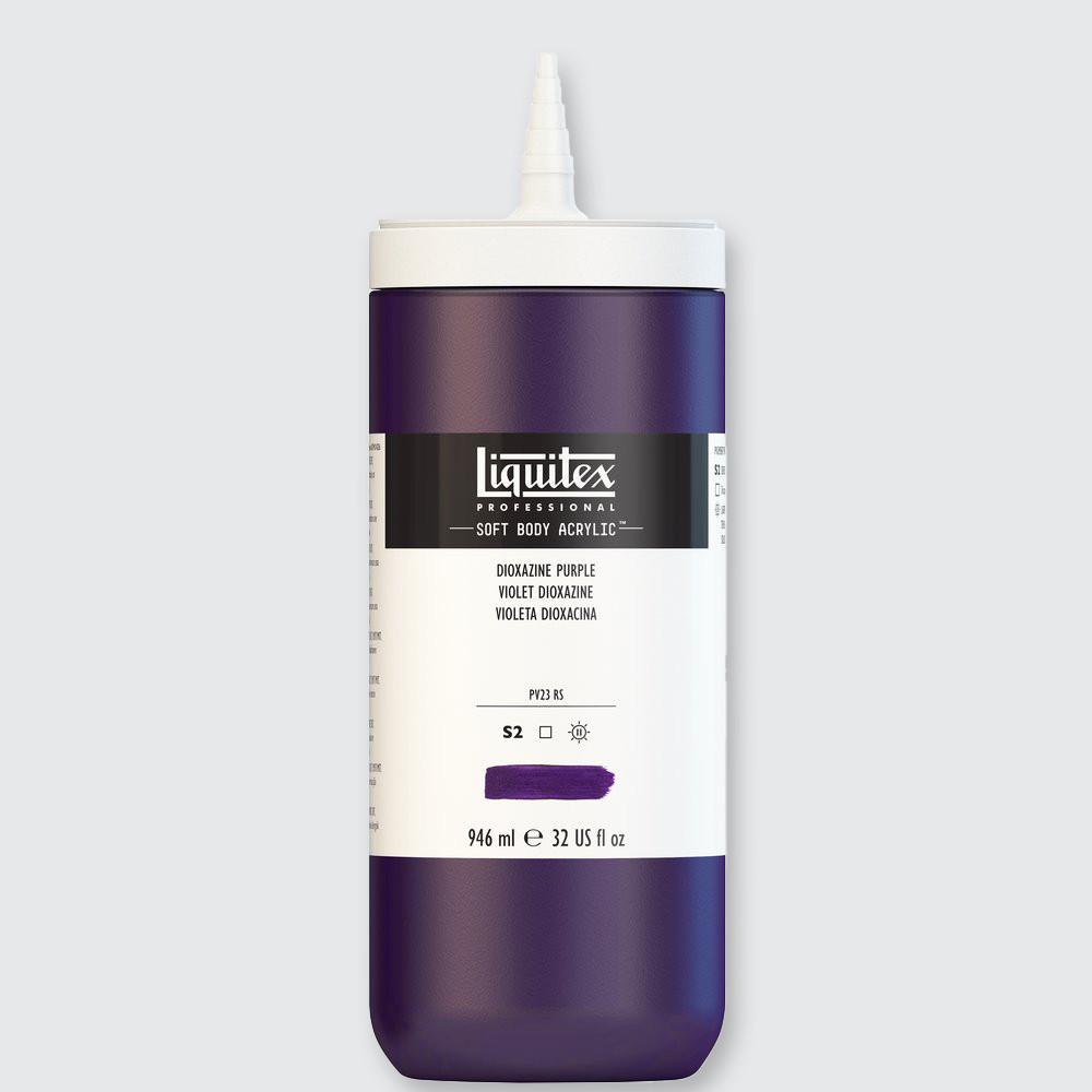 Liquitex Soft Body Acrylic 946ml Dioxazine Purple