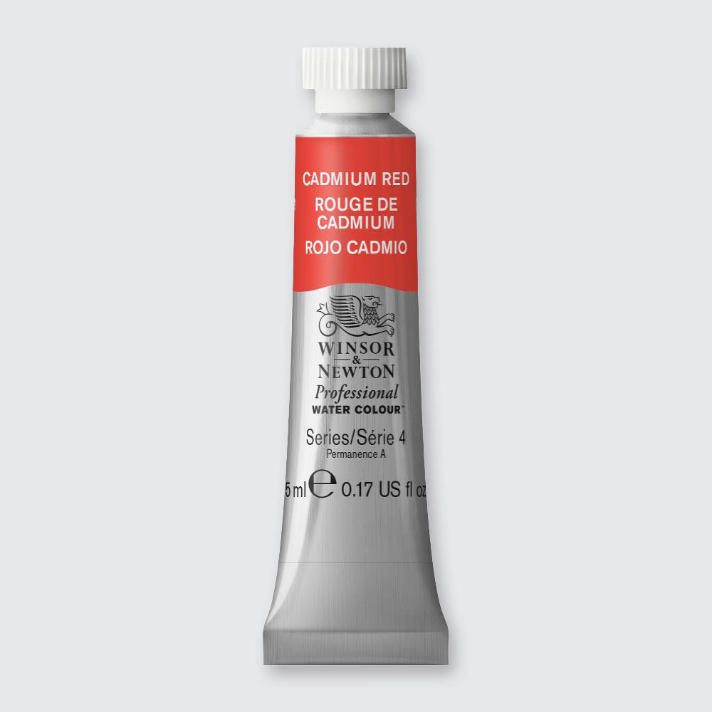 Winsor & Newton Artists’ Watercolour 5ml Cadmium Red