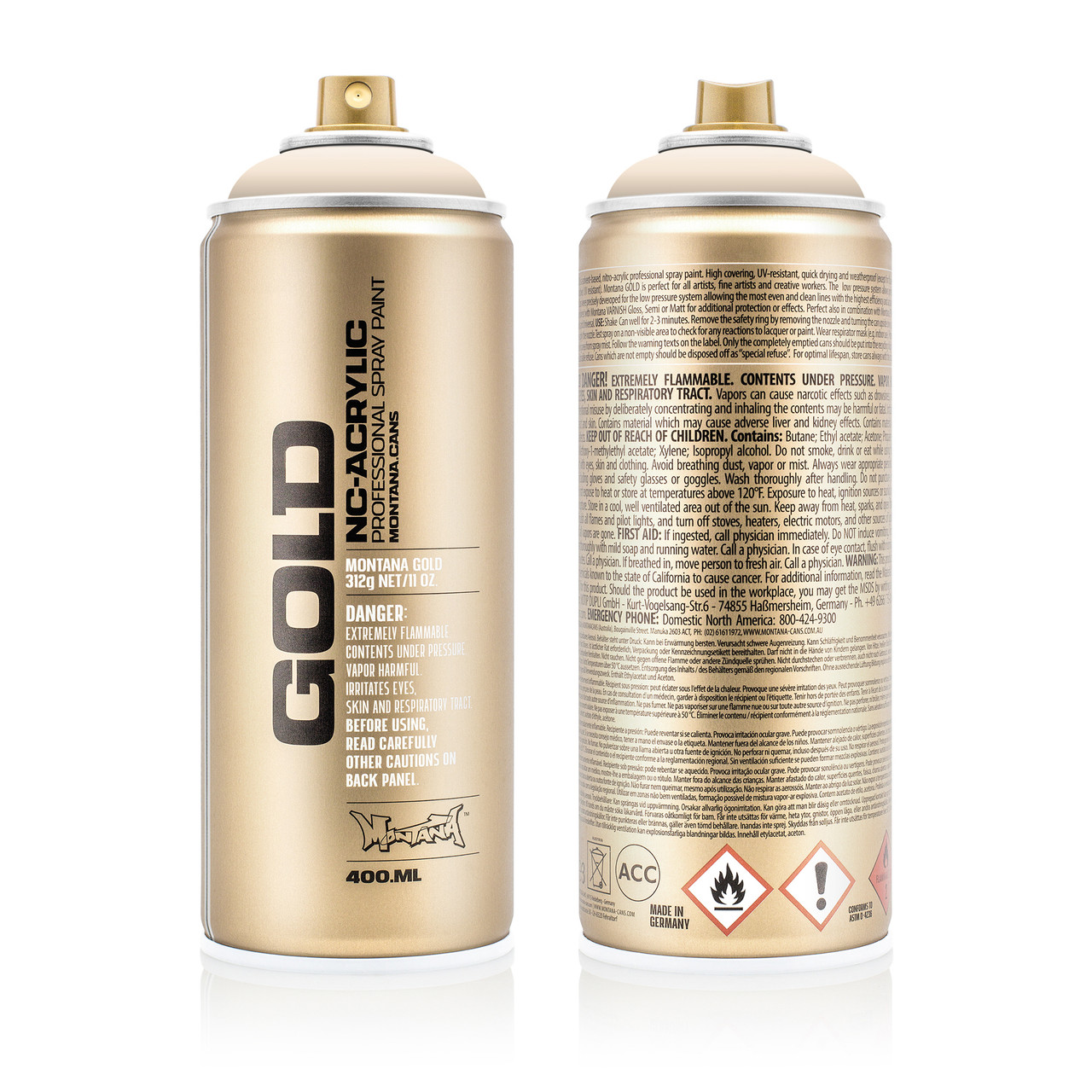 Montana Gold Spray Paint 400ml Latte