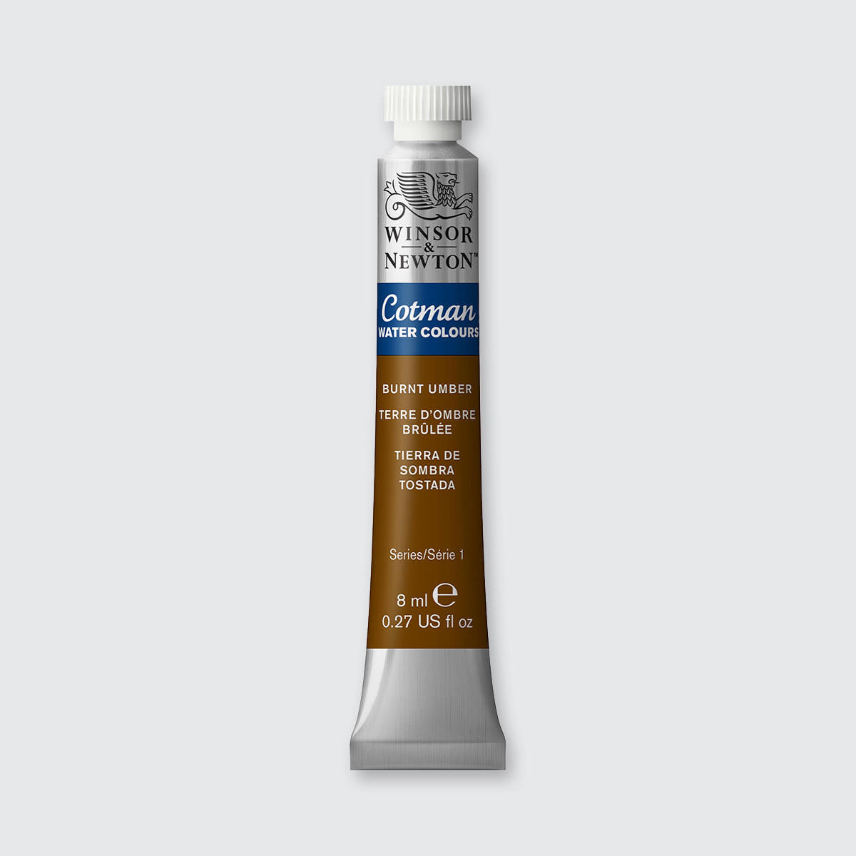 Winsor & Newton Cotman Watercolour Tube 8ml Burnt Umber