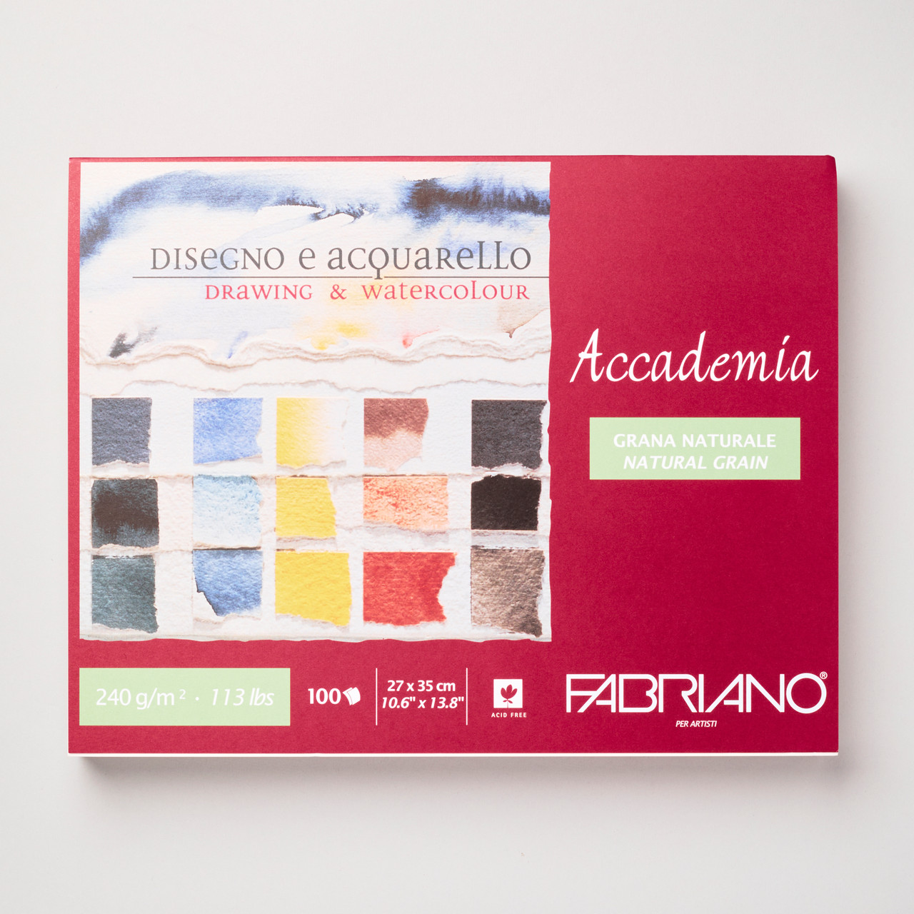 Fabriano Accademia Pad 240gsm 100 Sheets 27 x 35cm