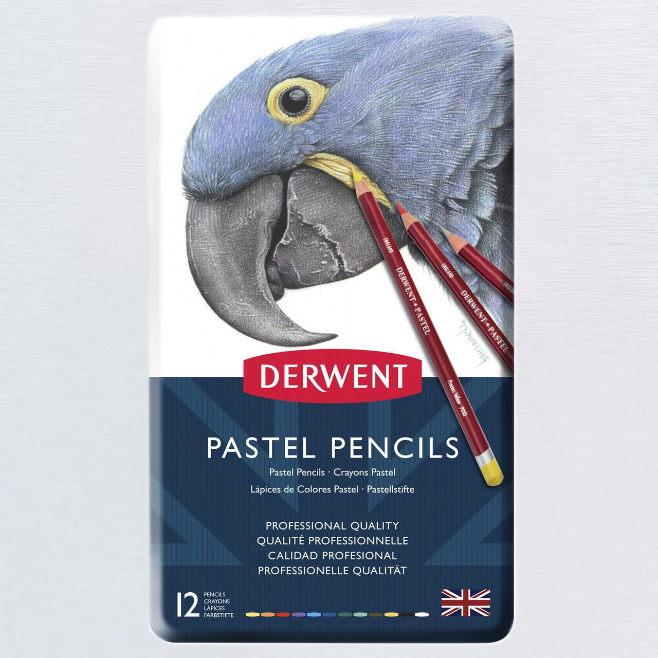 Derwent Pastel Pencil Tin Set of 12