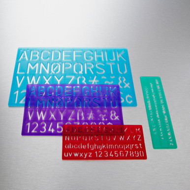 Jakar Lettering Stencils Pack of 4 | Cass Art