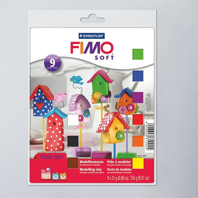 Staedtler Fimo Soft Modelling Clay Half Block and Tools Set of 8 | Cass Art