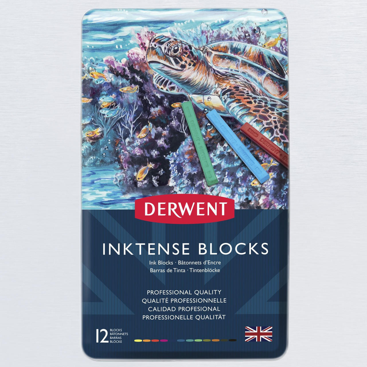 Derwent Inktense Block Tin Set of 12