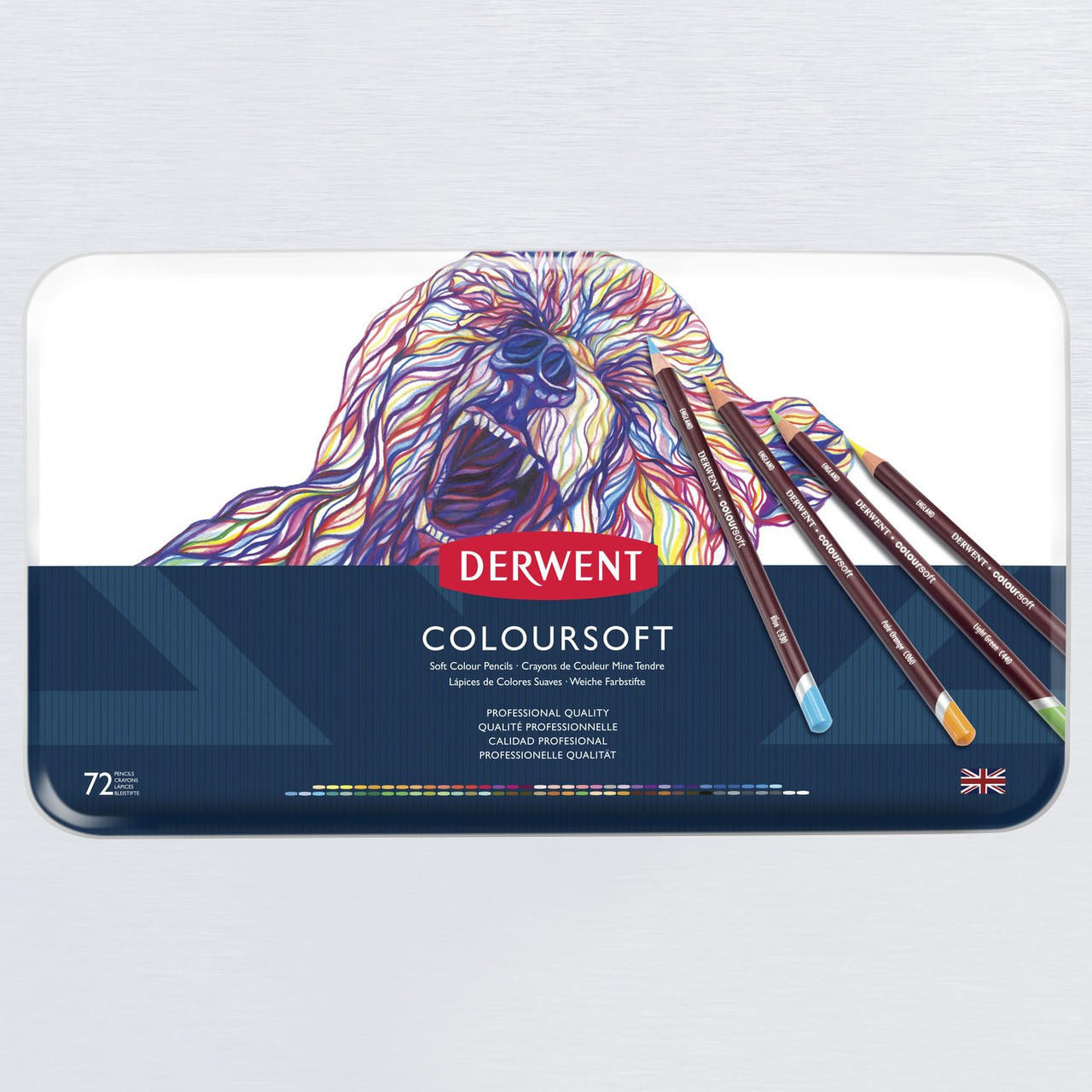 Derwent Coloursoft Tin Set of 72