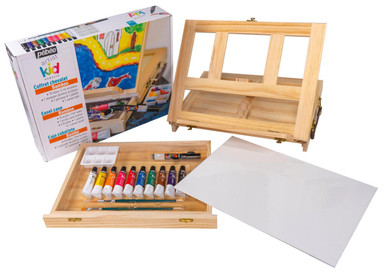 Case Easel Examples Pebeo Kids Easel Case Set | Cass Art