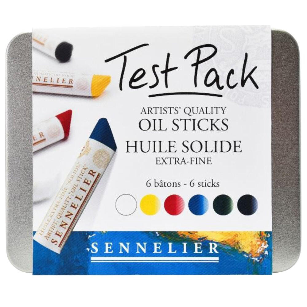 Sennelier Oil Sticks Test Set of 6