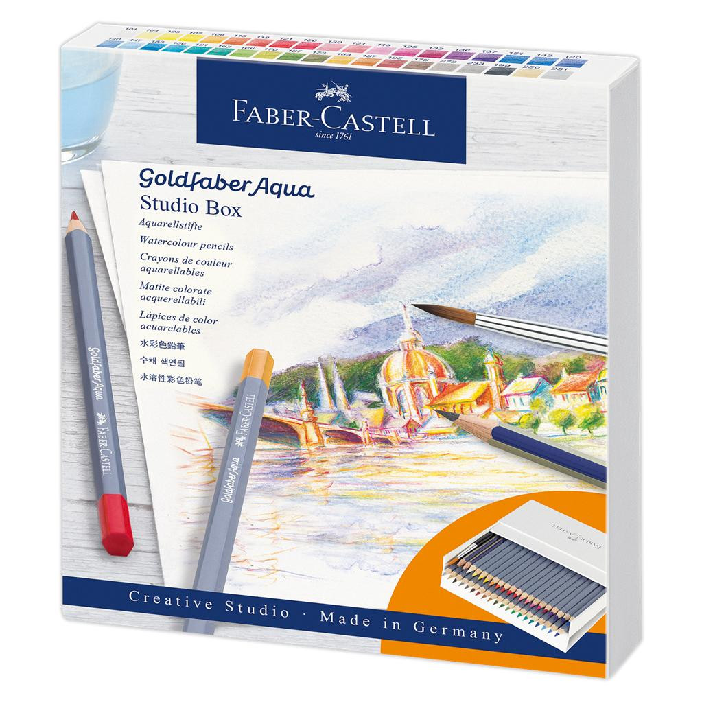 Faber-Castell Faber Castell Goldfaber Creative Studio Aqua Watercolour Pencil Set of 40