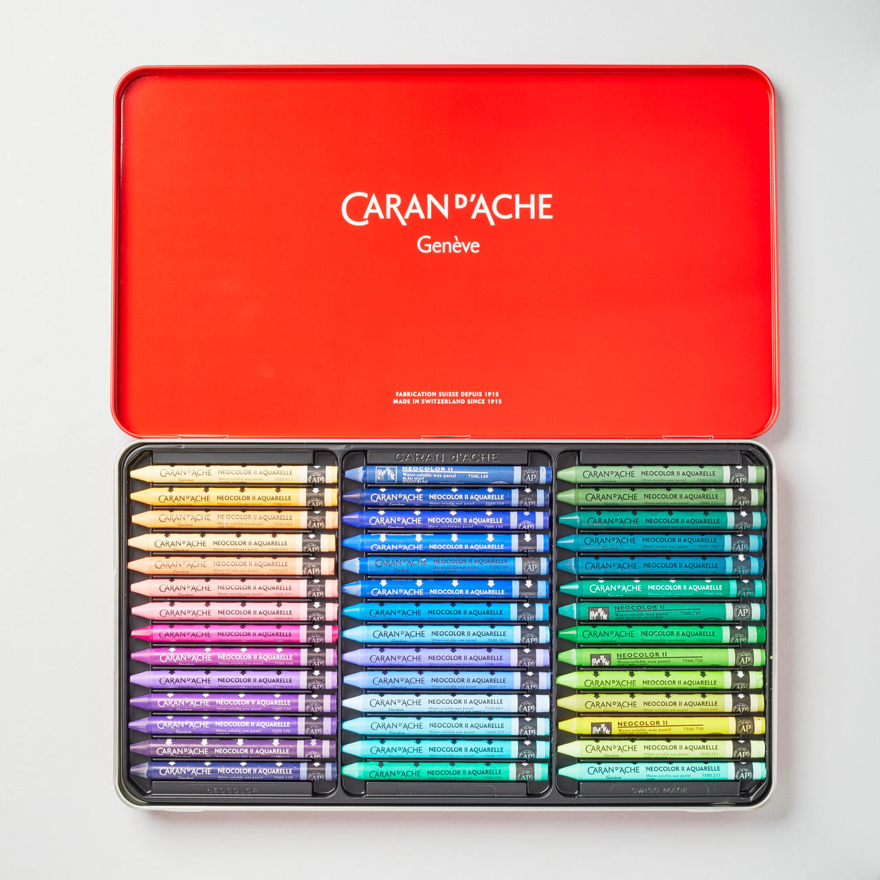 Caran D’ache Neocolor II Wax Pastels Assorted Colours Set of 84