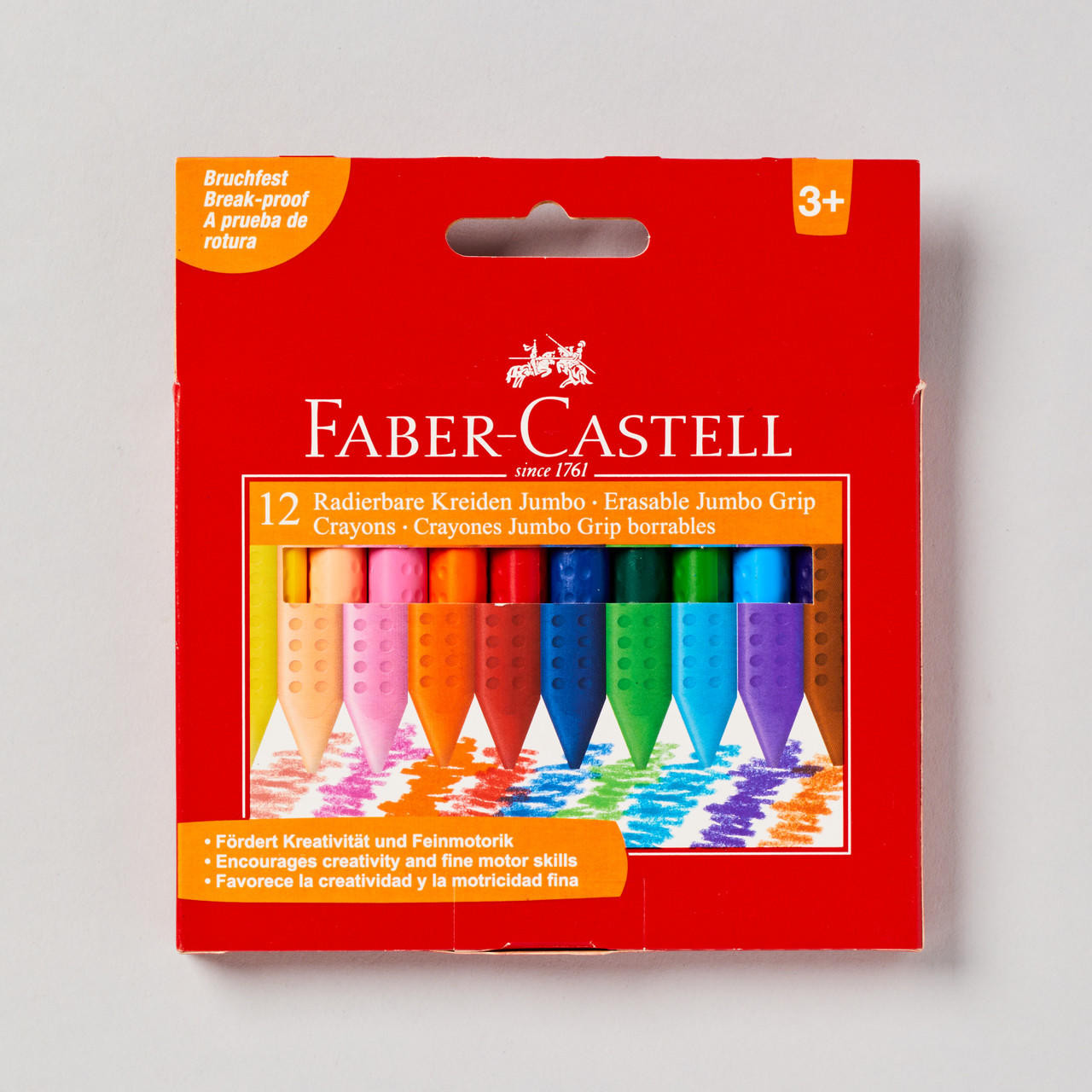 Faber-Castell Faber Castell Grip Jumbo Crayons Set of 12