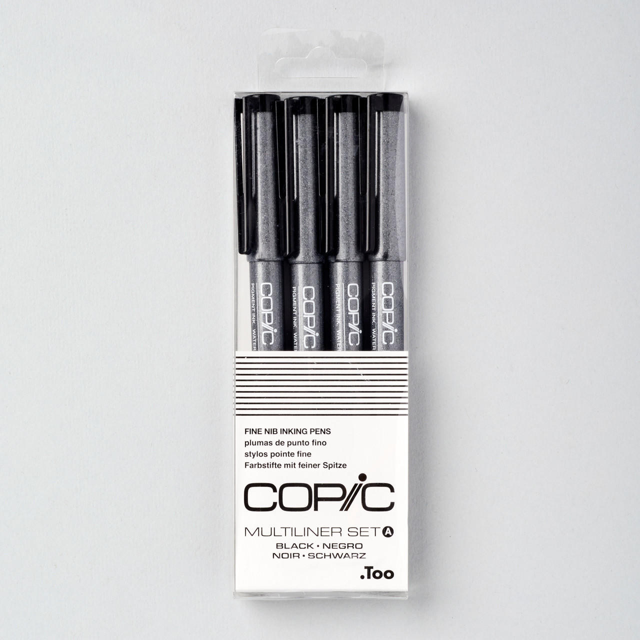 Copic Multiliner Fineliner Black Set of 4